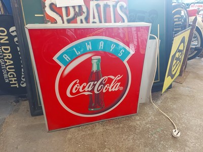 Lot 11 - COCA COLA ILLUMINATED SIGN