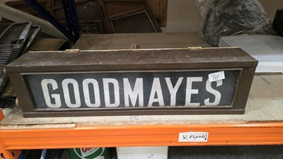 Lot 831 - OLD TROLLY BUS STREET SIGN