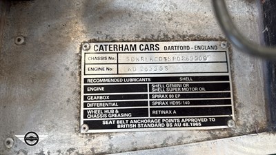 Lot 85 - 1993 CATERHAM SUPER 7