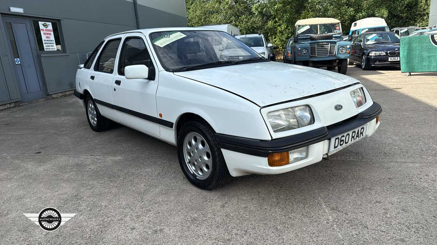 Lot 540 - 1986 FORD SIERRA XR4X4
