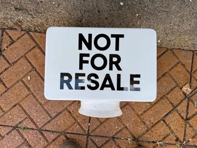 Lot 437 - PLASTIC NOT FOR RESALE GLOBE