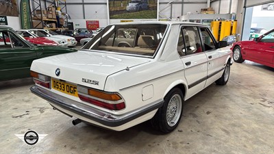 Lot 601 - 1986 BMW 525I AUTO