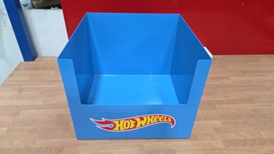 Lot 629 - HOT WHEELS DISPLAY BOX L 12" X W 12" X H 10" ALL PROCEEDS TO CHARITY