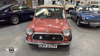 Lot 118 - 1979 AUSTIN MORRIS MINI SPECIAL