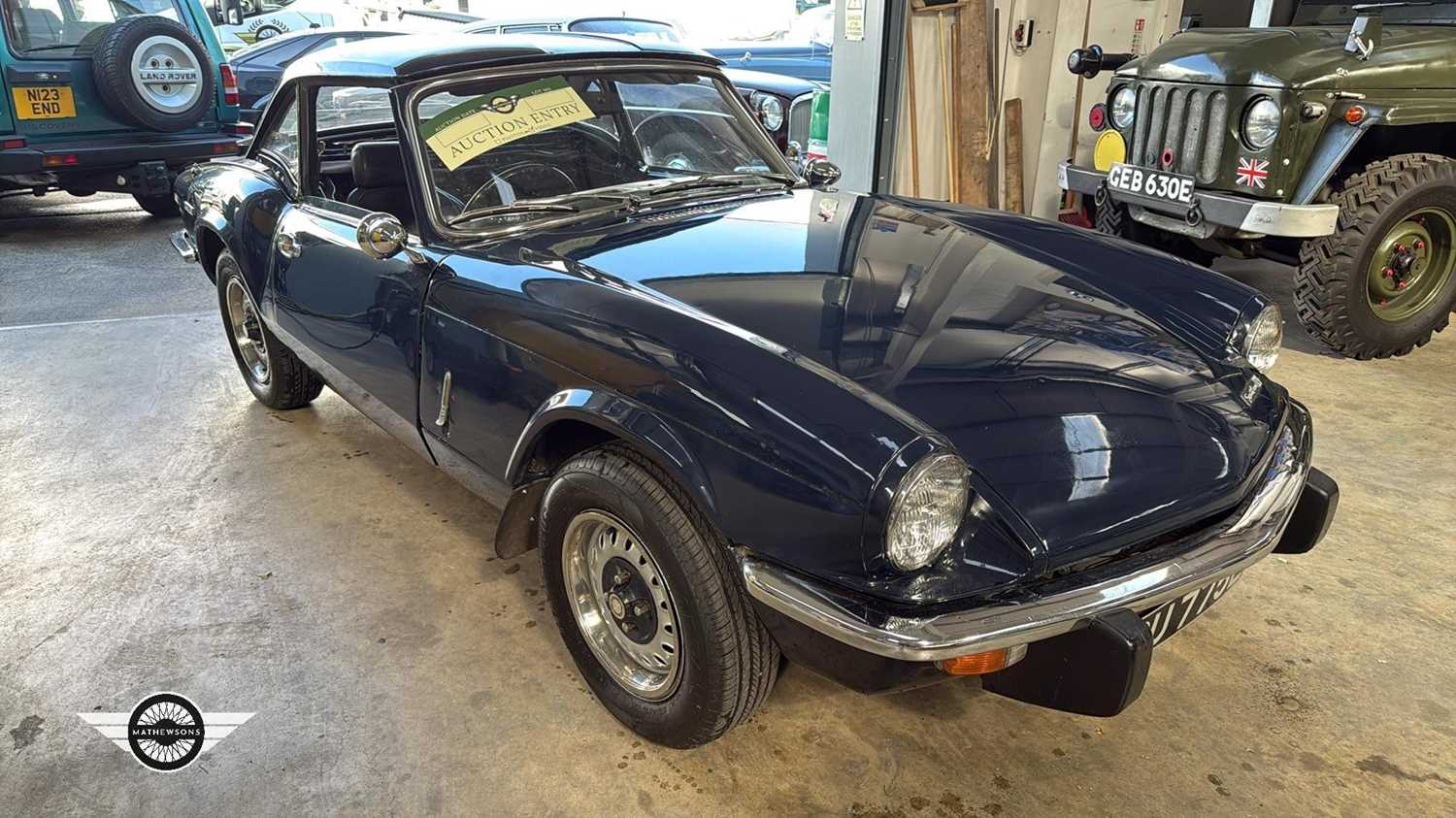 Lot 695 - 1972 TRIUMPH SPITFIRE