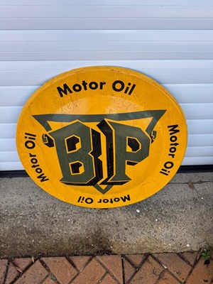 Lot 271 - BP MOTOR OIL SIGN 23.5" DIA