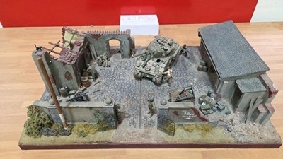 Lot 897 - MILITARY DIORAMA