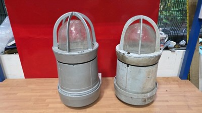 Lot 561 - PAIR OF EXPLOSION PROOF INDUSTRIAL LIGHTS