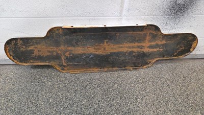 Lot 55 - WEST HAM RAILWAY SIGN 36" X 10"