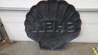 Lot 33 - LARGE SHELL SIGN 49" X 48"