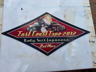 Lot 199 - EAST COAST EXPO 2012 SIGN 28" X 14"