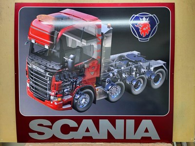 Lot 357 - SCANIA METAL SIGN 34" X 32"