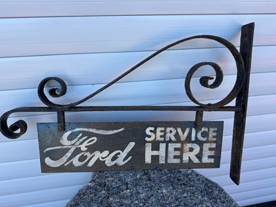 Lot 573 - FORD SERVICE , HANGING SIGN 15.5" X 22.5"
