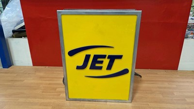 Lot 478 - JET LIGHT UP SIGN 16" X 12"