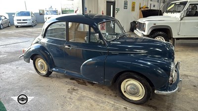 Lot 452 - 1966 MORRIS MINOR 1000