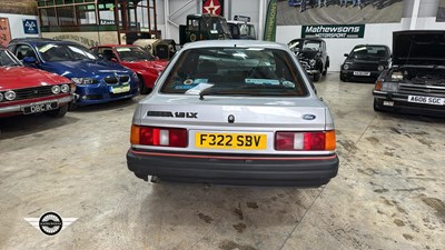 Lot 458 - 1988 FORD SIERRA LX