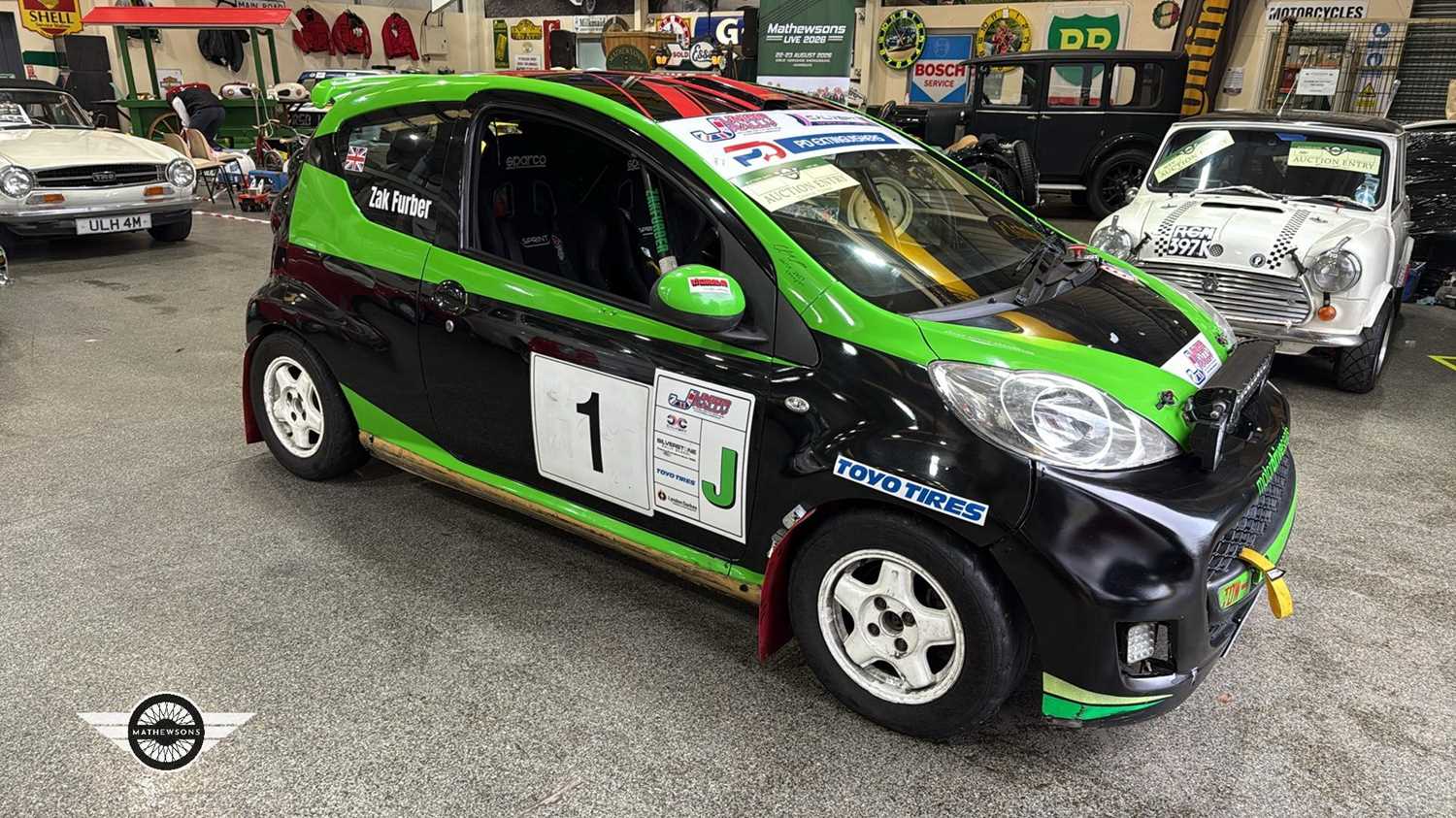 Lot 722 - 2010 PEUGEOT 107 RALLY CAR
