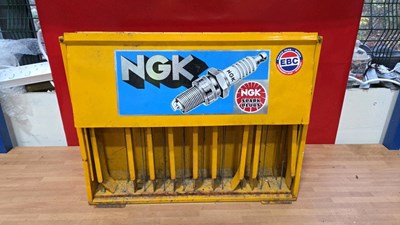 Lot 801 - NGK SPARK PLUG RACK