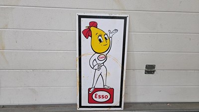 Lot 835 - MRS DRIP ESSO REPRODUCTION ENAMEL SIGN 24" X 12"