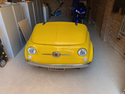 Lot 36 - SMEG FIAT 500 FRIDGE