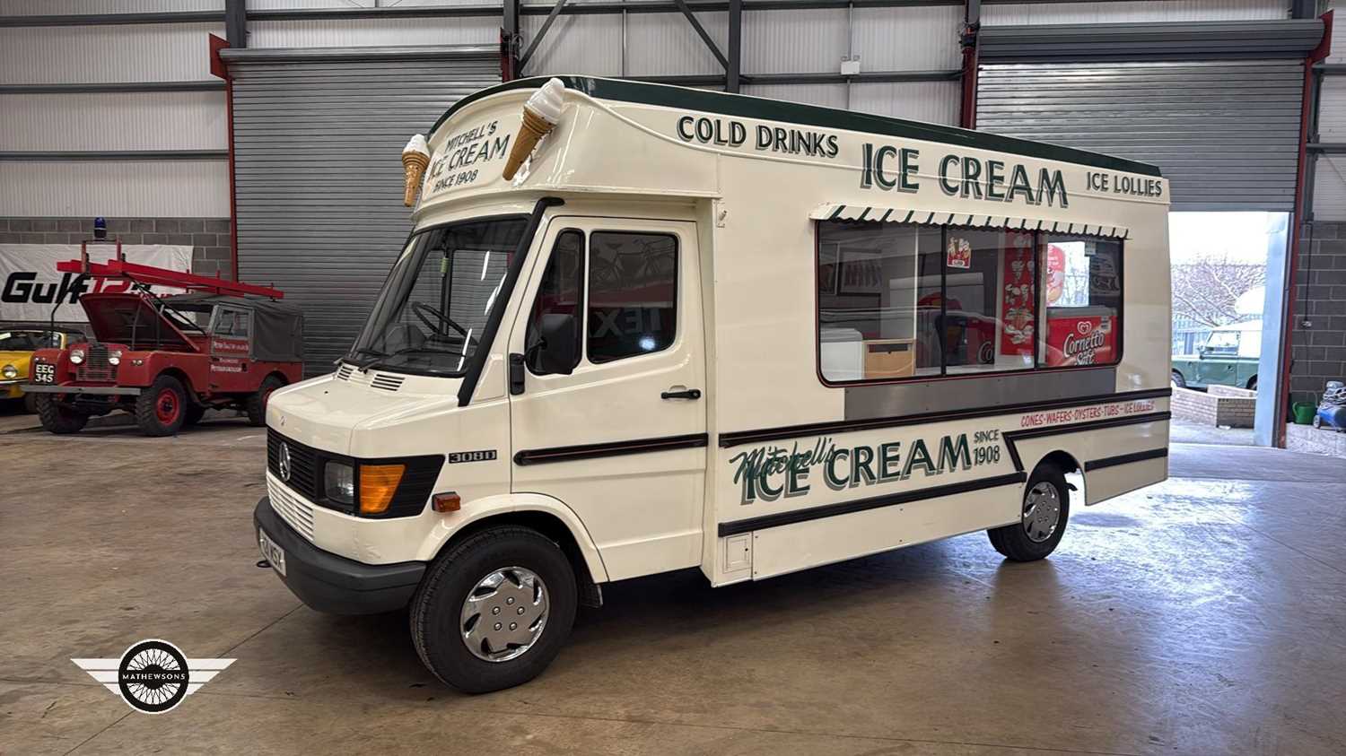 Lot 96 - 1990 MERCEDES 308D ICE CREAM VAN