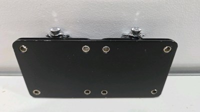 Lot 47 - TWIN MINERVA RALLY TIMER ON A METAL MOUNTING PLATE 5" X 2.5"