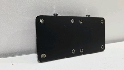 Lot 47 - TWIN MINERVA RALLY TIMER ON A METAL MOUNTING PLATE 5" X 2.5"