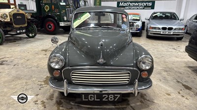 Lot 860 - 1961 MORRIS MINOR 1000