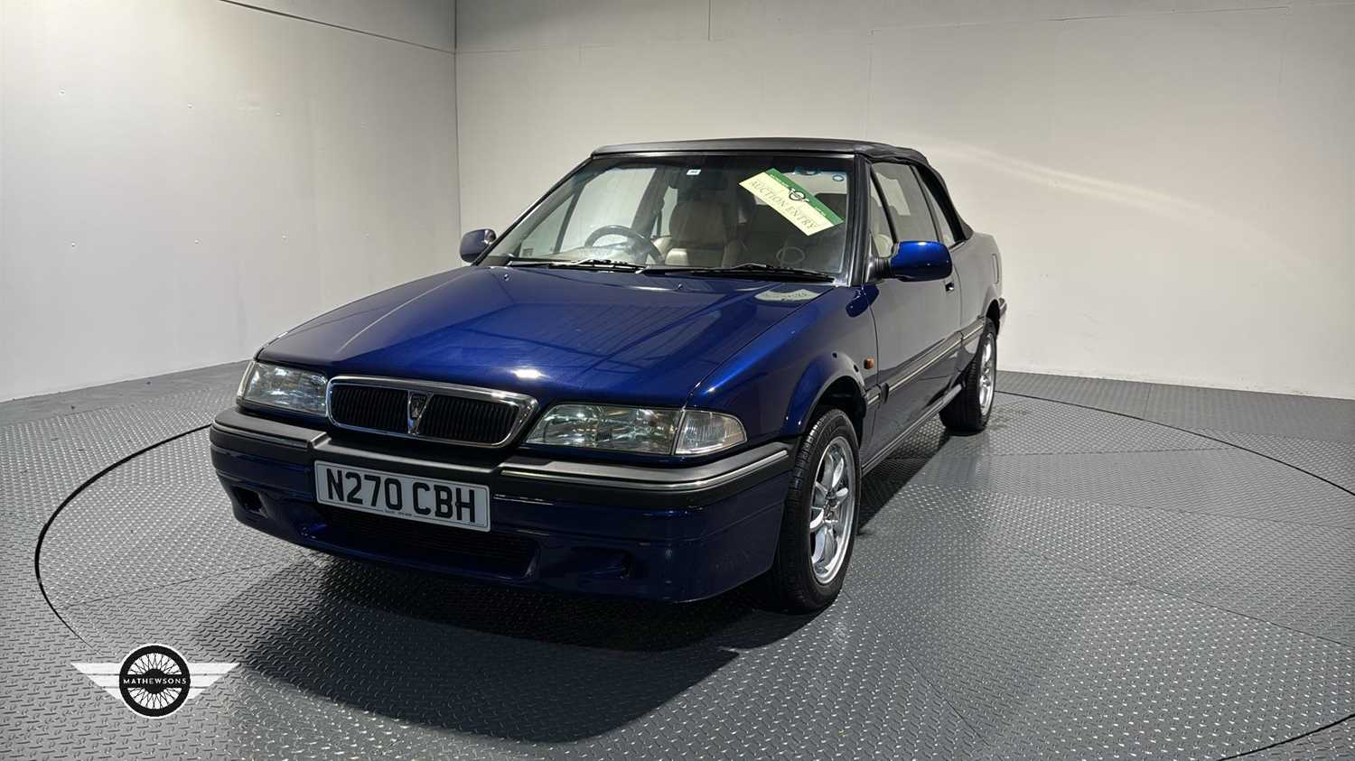Lot 212 - 1995 ROVER 216 CONVERTIBLE