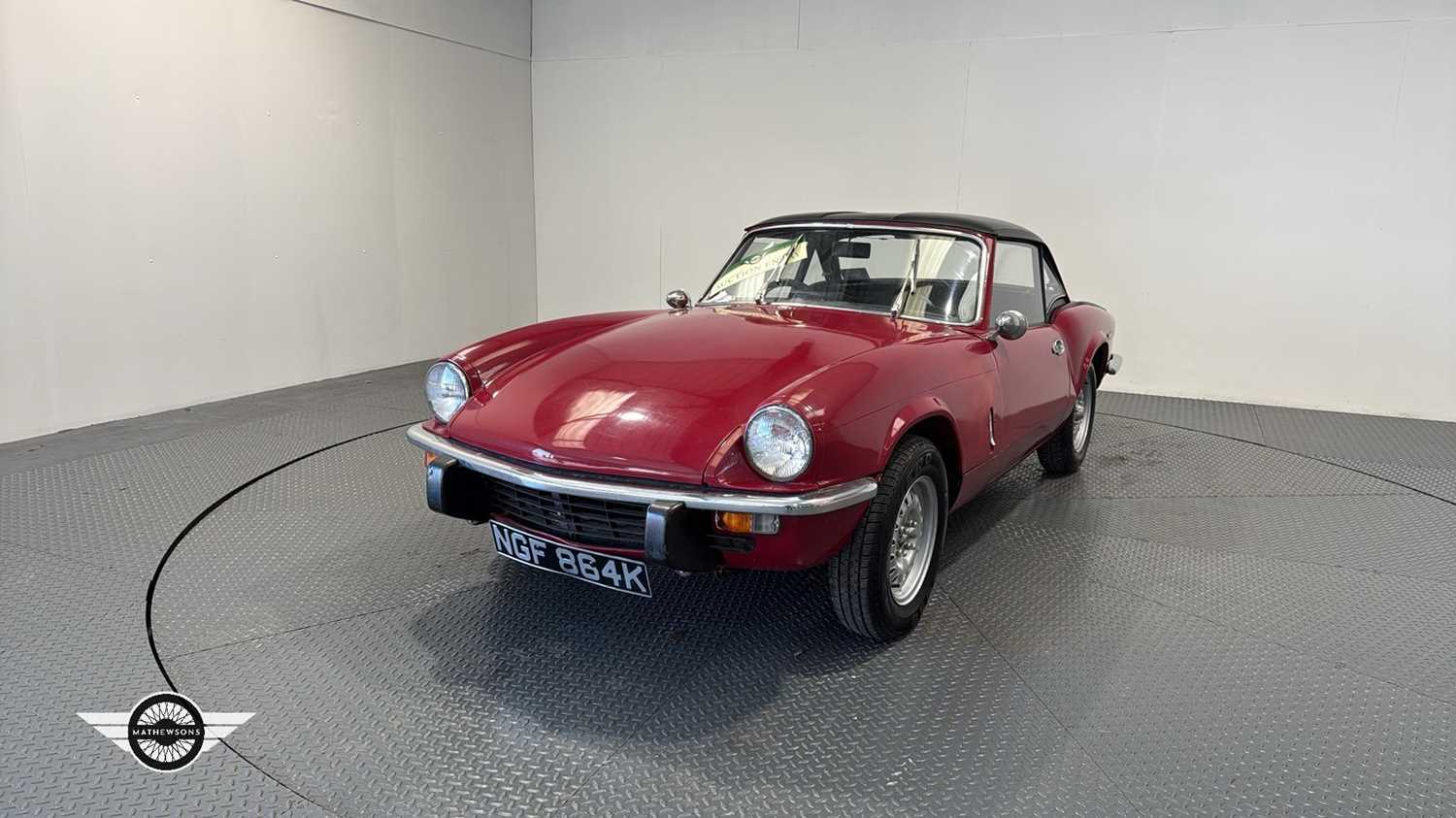 Lot 299 - 1972 TRIUMPH SPITFIRE