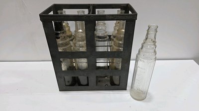 Lot 453 - SELECTION OF ESSO LUBE OIL BOTTLES IN CRATE