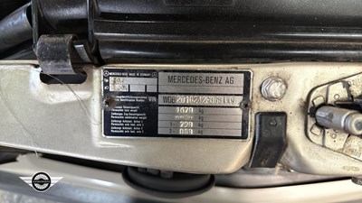 Lot 444 - 1991 MERCEDES 190E AUTO