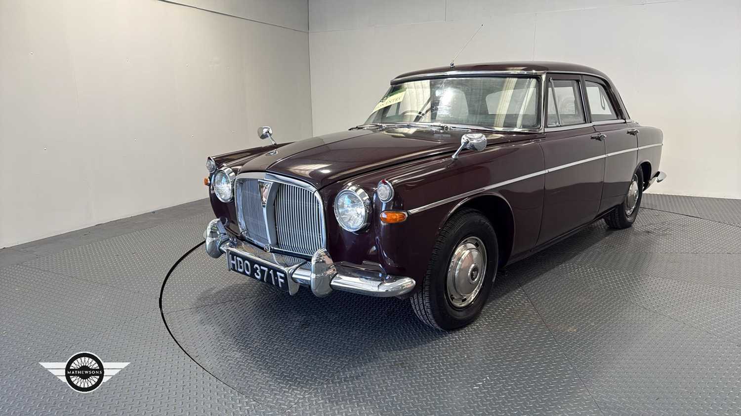 Lot 530 - 1967 ROVER 3 LITRE
