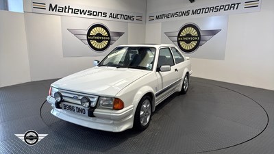 Lot 474 - 1985 FORD ESCORT RS TURBO