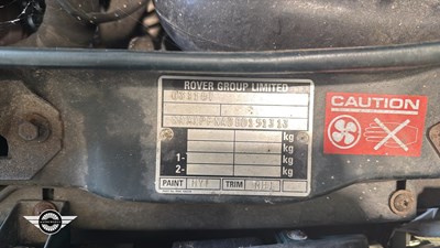 Lot 498 - 1997 ROVER 100 ASCOT SE