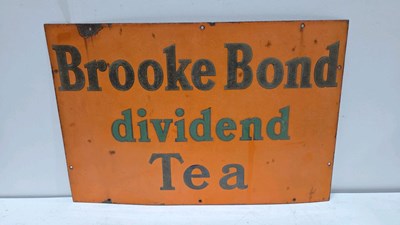 Lot 209 - BROOKE BOND TEA ENAMEL SIGN 30" X 20"