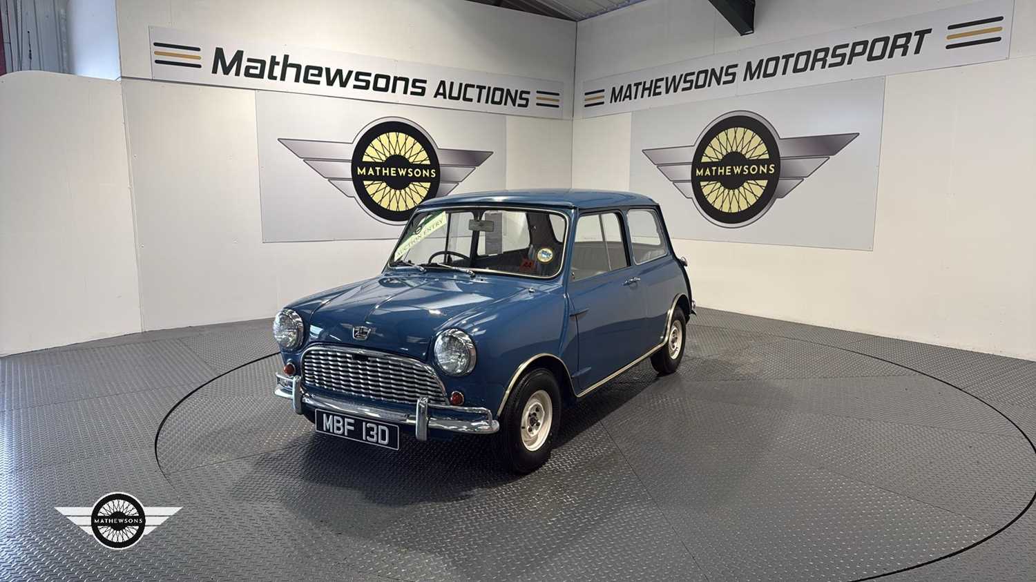 Lot 438 - 1966 AUSTIN MINI DE LUX