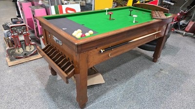 Lot 329 - 1960's / 1970's BAR BILLIARDS TABLE LOVELY CONDITION
