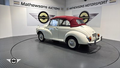 Lot 670 - 1966 MORRIS MINOR 1000