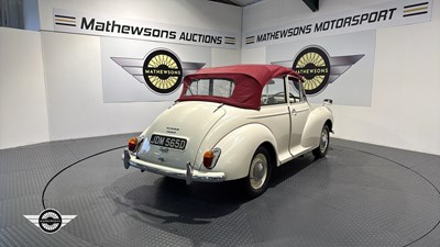 Lot 670 - 1966 MORRIS MINOR 1000