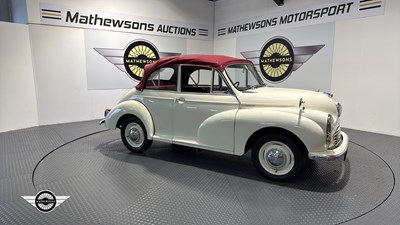 Lot 670 - 1966 MORRIS MINOR 1000