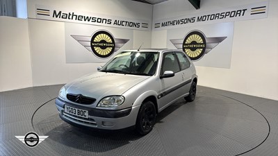 Lot 328 - 2003 CITROEN SAXO VTR