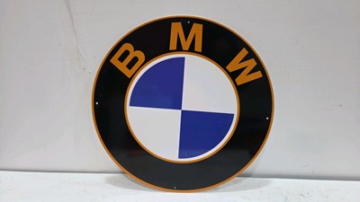 Lot 393 - BMW , REPRODUCTION SIGN 20" DIA