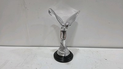 Lot 721 - REPRODUCTION ALUMINIUM SPIRIT AF ECSTASY 14" TALL