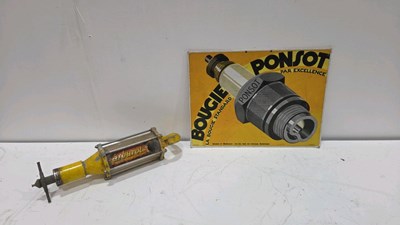 Lot 311 - CARBUROL DISPENSER & CARDBOARD SIGN