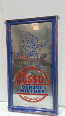 Lot 467 - ESSO BENZOL MIXTURE MIRROR 39" X 21"