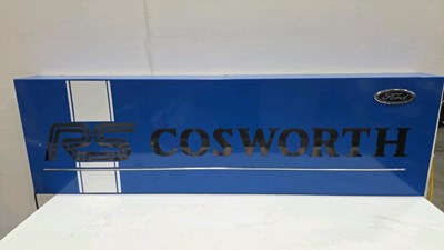Lot 699 - RS COSWORTH LIGHT UP SIGN 62" x 19"