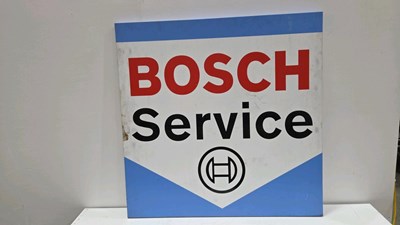 Lot 477 - BOSCH ALUMINIUM SERVICE SIGN 37" X 37"