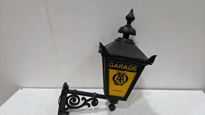 Lot 171 - AA GARAGE STYLE , WALL MOUNTED LAMP 26" TALL