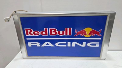 Lot 167 - RED BULL RACING LIGHT UP SIGN 41" X 23"